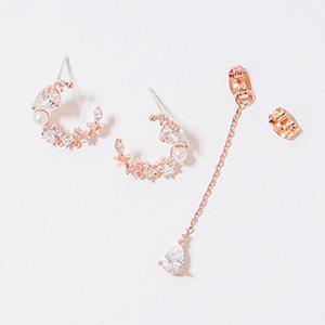 Asymmetric Sparkle Earrings